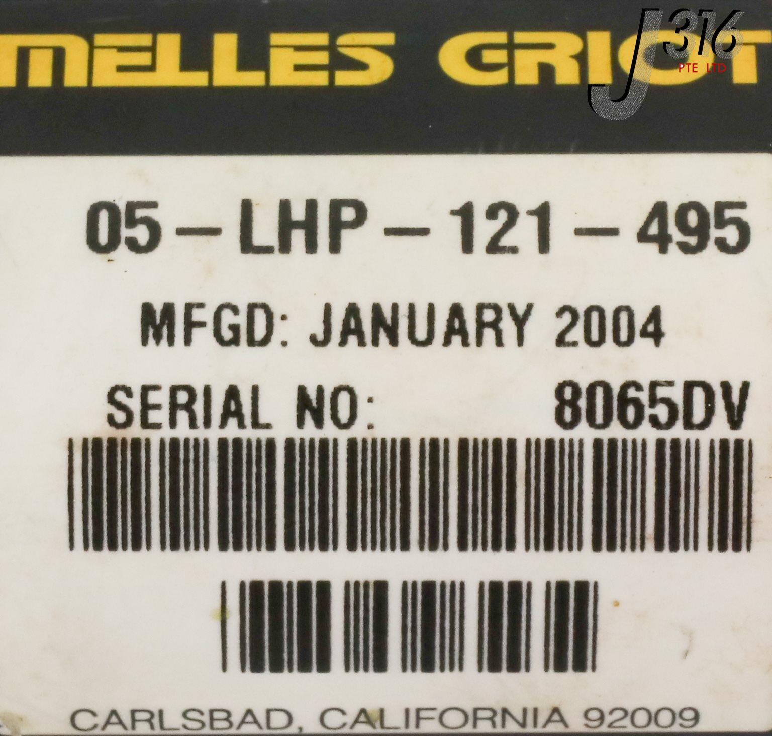 Lente Ottica Melles Griot 06GLC003 &ndash; Laser Di Precisione FL 14.5 X CA 8.0